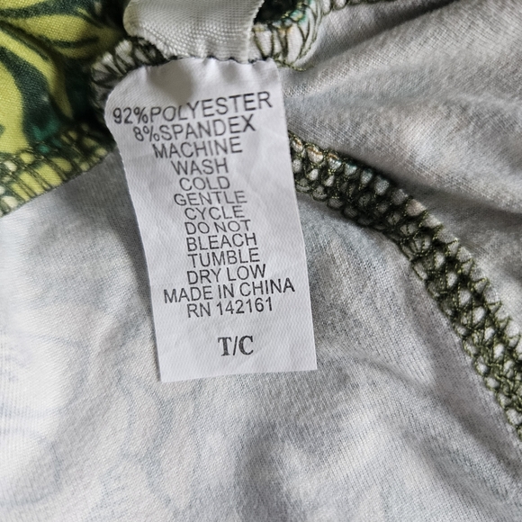 Lularoe Tall and Curvy Leggings Womens OS Stretch Floral 70s Groovy Flower Power - Picture 5 of 6